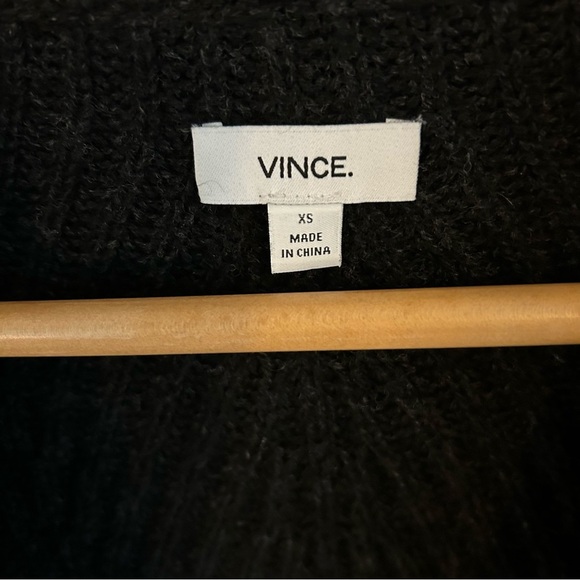 VINCE Wool Blend Shawl Neck Open Cardigan. Size XS. - Picture 4 of 15